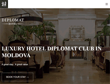 Tablet Screenshot of hoteldiplomat.md